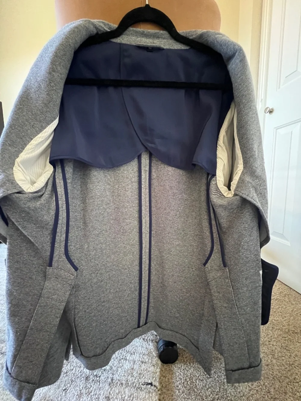 Bonobos jetsetter knit blue blazer